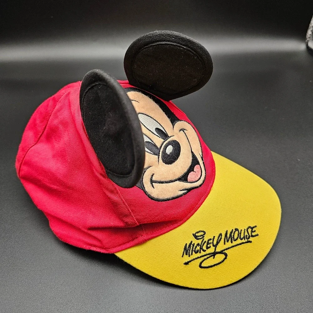 Kids Toddler Disney Walt Disney World Mickey Mouse‎ Red Yellow Baseball Cap